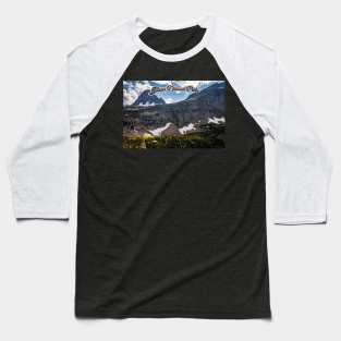 Glacier National Park Baseball T-Shirt